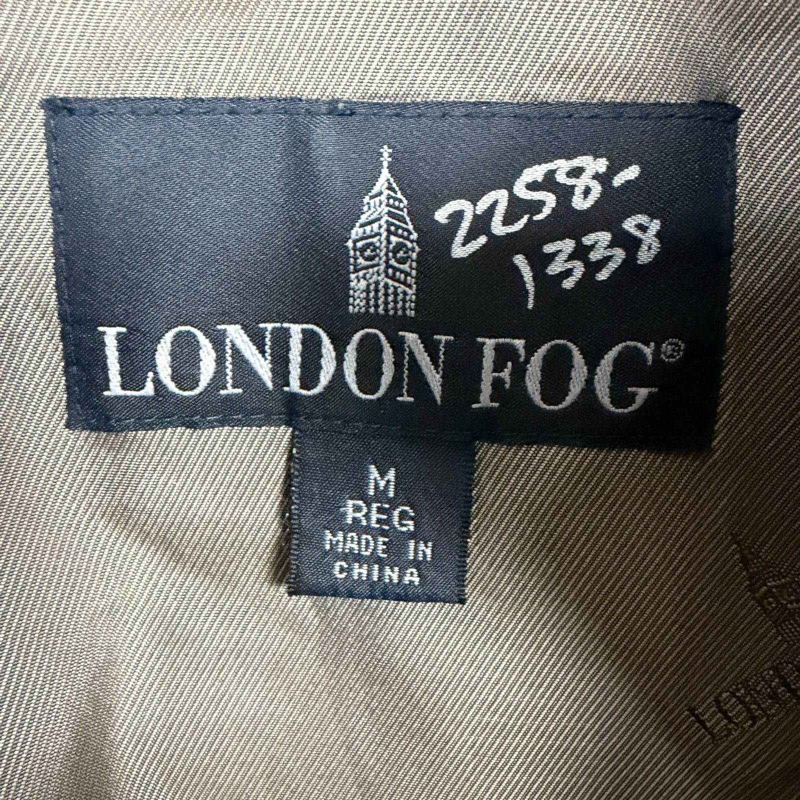 London Fog London Fog Beige Brown Men's Medium Fleece Lined Trench Coat Size US M / EU 48-50 / 2 - 4 Thumbnail