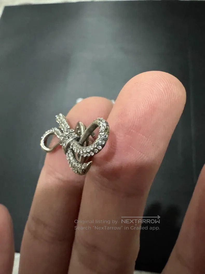 Saint Laurent Paris Saint Laurent Paris Crystal Bow Brooch Size ONE SIZE - 9 Thumbnail