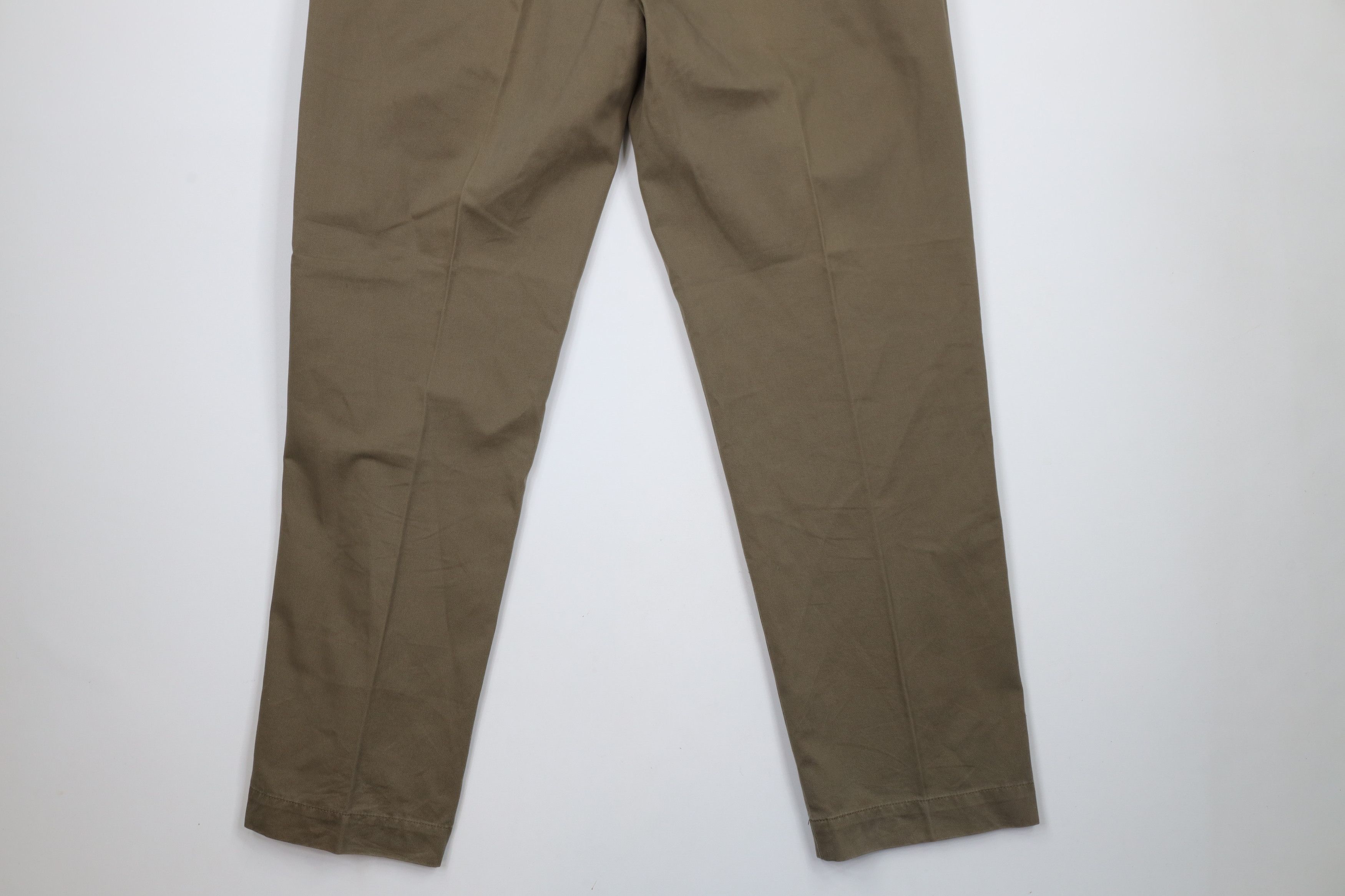 Ralph Lauren × Vintage Vintage 90s Ralph Lauren Wide Leg Chino Pants Drab Brown Size US 36 / EU 52 - 12 Thumbnail
