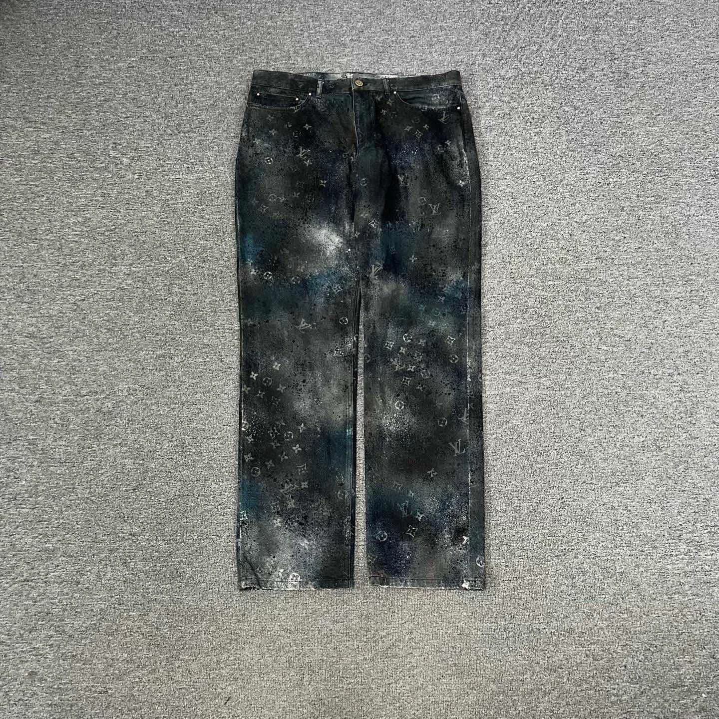 Louis Vuitton Louis Vuitton Tie-Dye Starry Sky Jeans Size US 27 - 1 Thumbnail