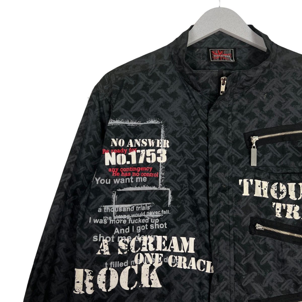Japanese Brand 🔥 SLASH NUMBER SEDITIONARIES PUNK A SCREAM ONE CRACK ROCK Size US M / EU 48-50 / 2 - 7 Thumbnail