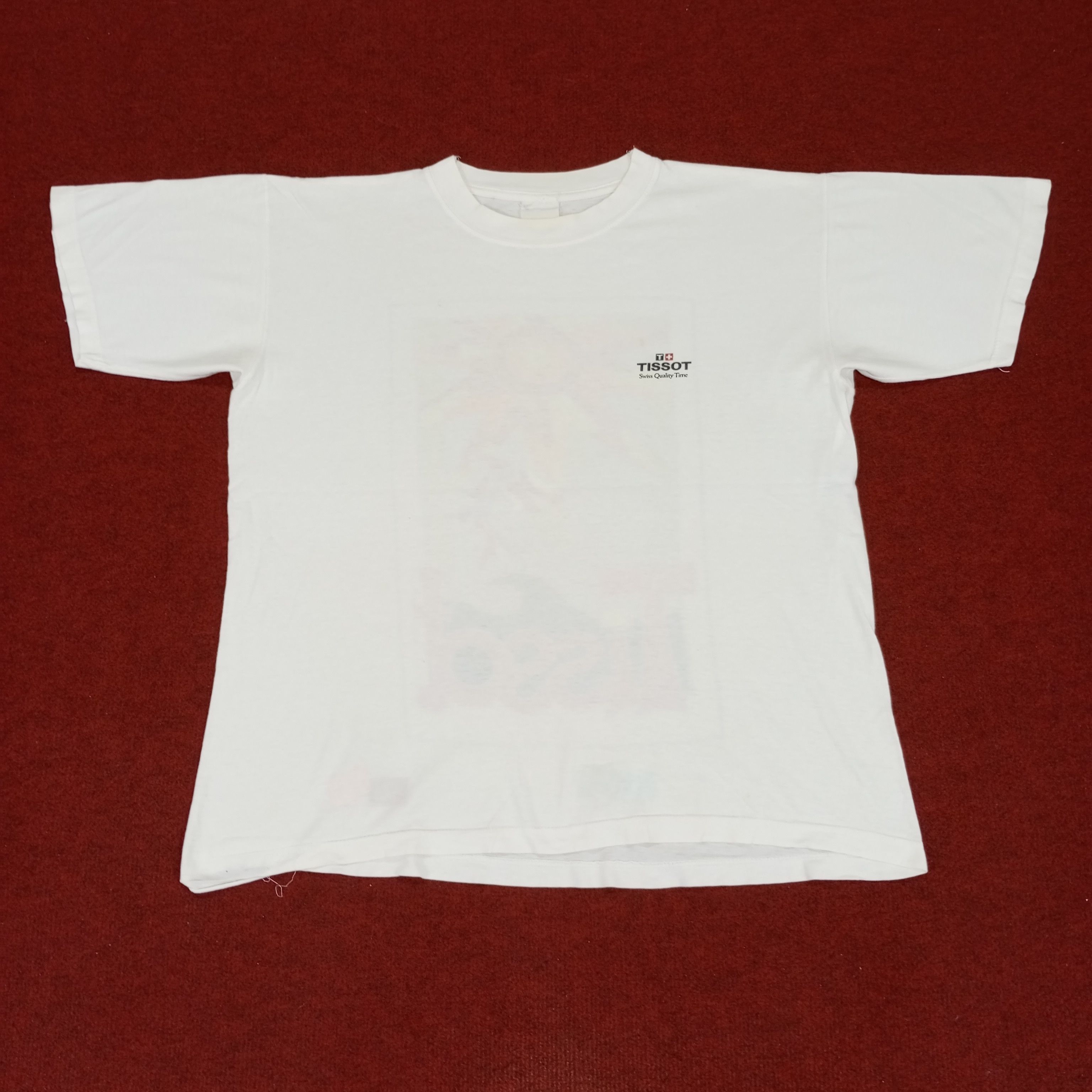Tissot × Vintage Tissot Watch Brand Backprint Art Style Tshirt Size US L / EU 52-54 / 3 - 3 Thumbnail