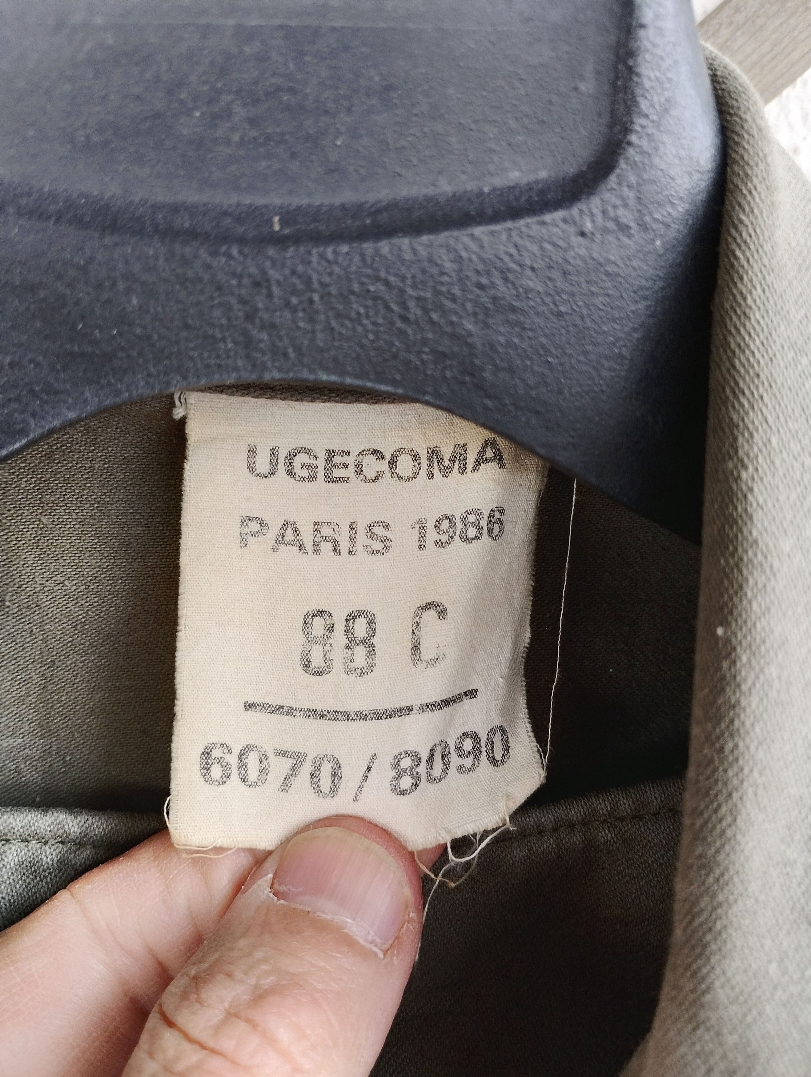 Vintage Army French Military F1 Green Field Ugecoma Paris 86 jacket Size US S / EU 44-46 / 1 - 5 Thumbnail