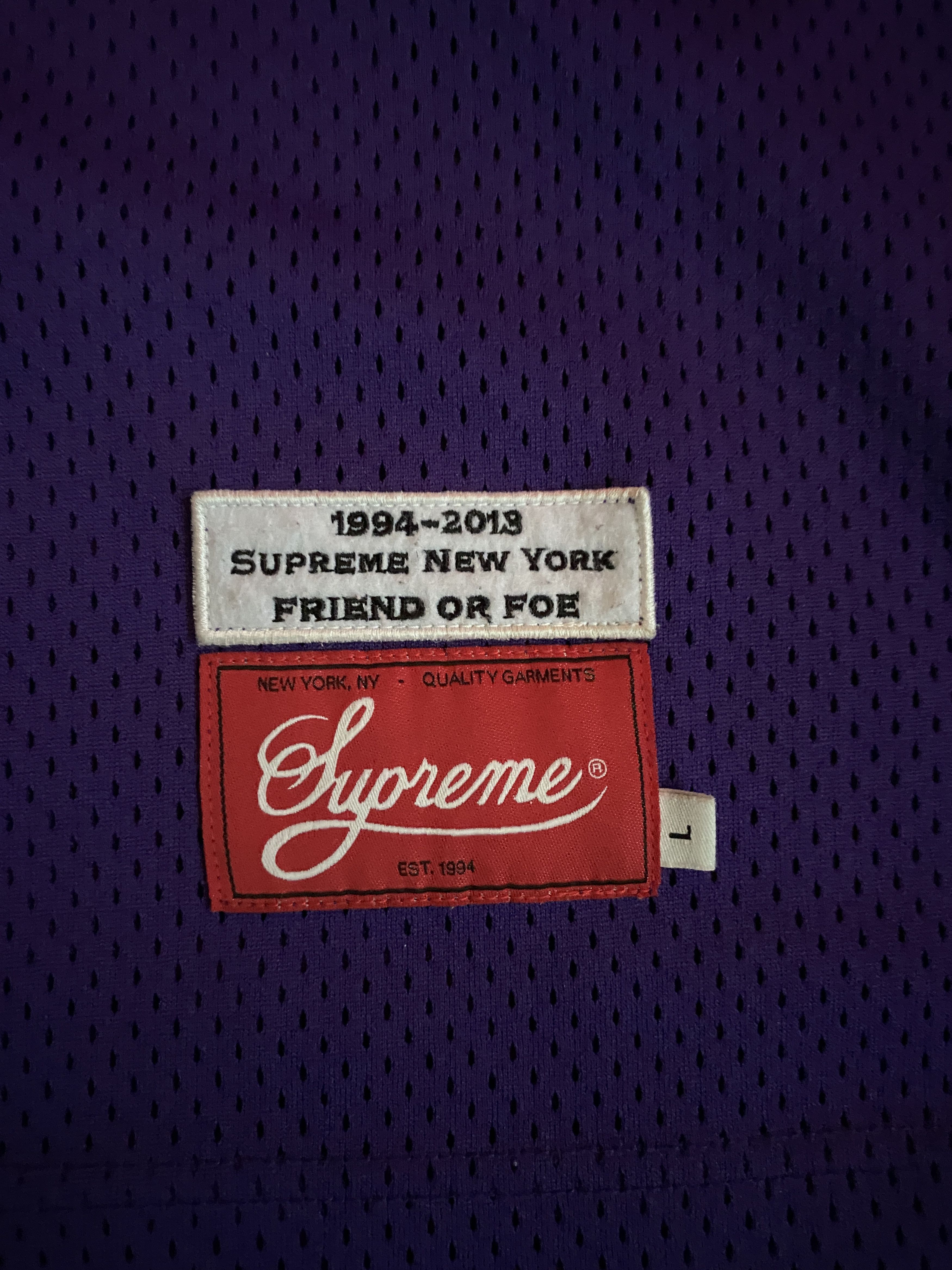 Supreme Diamond Rib Football Top FW13 Size US L / EU 52-54 / 3 - 4 Thumbnail