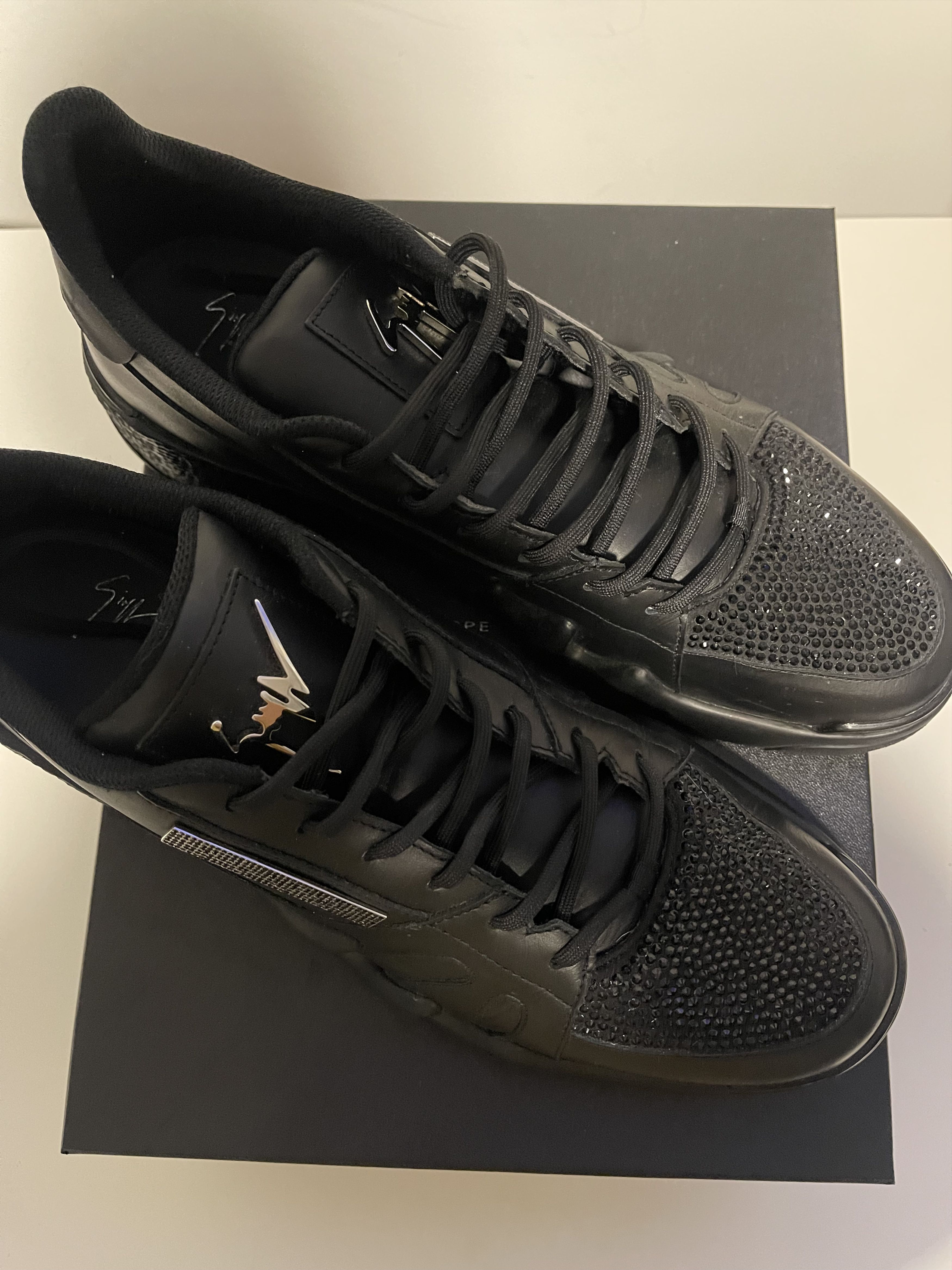 Giuseppe Zanotti Giuseppe Zanotti Talon Rhinestone Sneakers Size US 12 / EU 45 - 5 Thumbnail