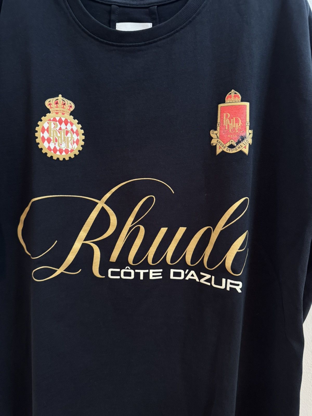 Rhude RHUDE ‘Cote D’azur’ Vintage Heavyweight Tee Large Size US L / EU 52-54 / 3 - 3 Thumbnail