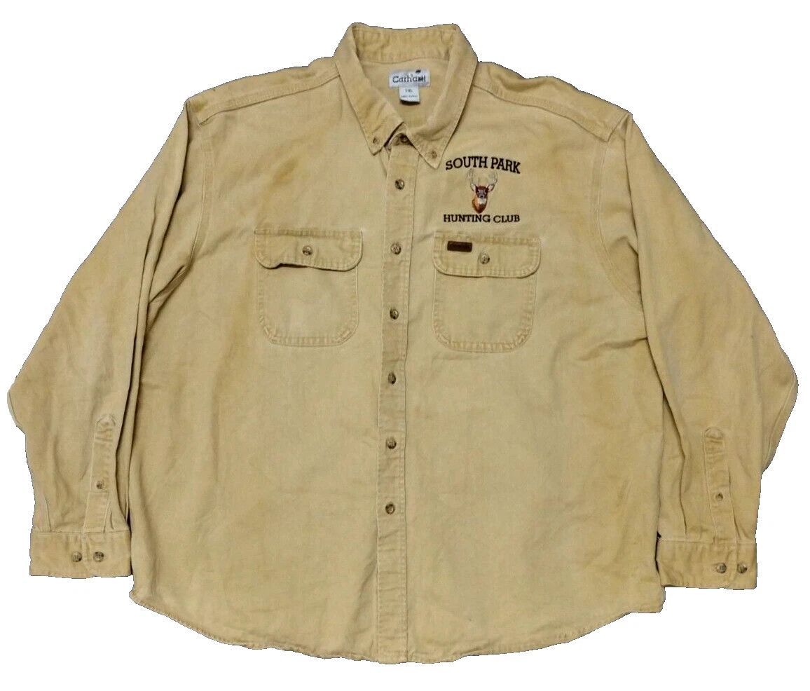 Carhartt × Carhartt Wip CARHATT Khaki Safari South Park Hunting Shirt Club Size 2XL Size US XXL / EU 58 / 5 - 7 Thumbnail