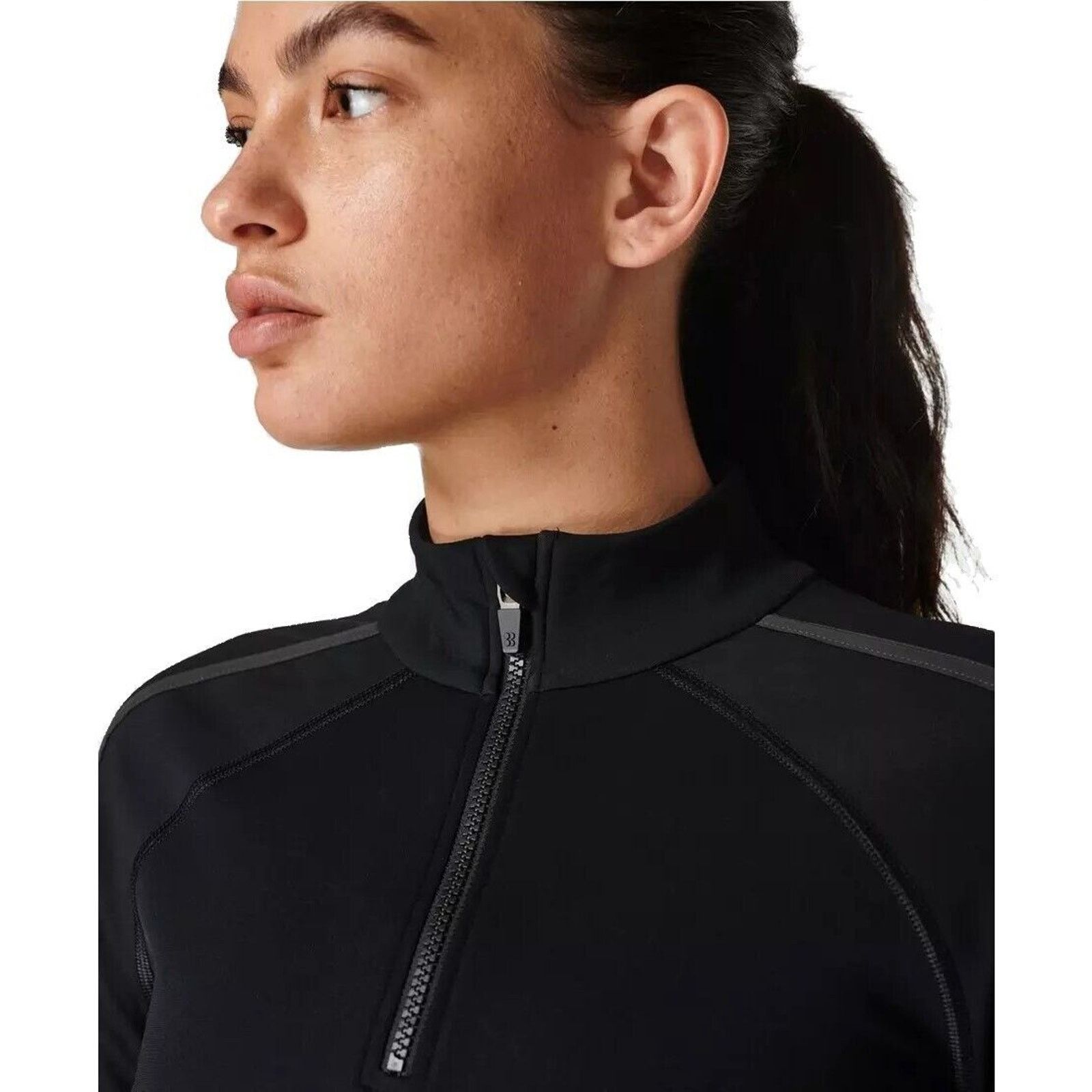 The Unbranded Brand Sweatty Betty Women Black Activewear Running Top Size M Size M / US 6-8 / IT 42-44 - 3 Thumbnail