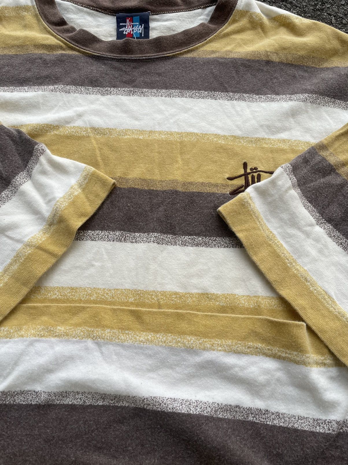 Stussy × Vintage Stussy Stripe Vintage Tee Size US M / EU 48-50 / 2 - 3 Thumbnail