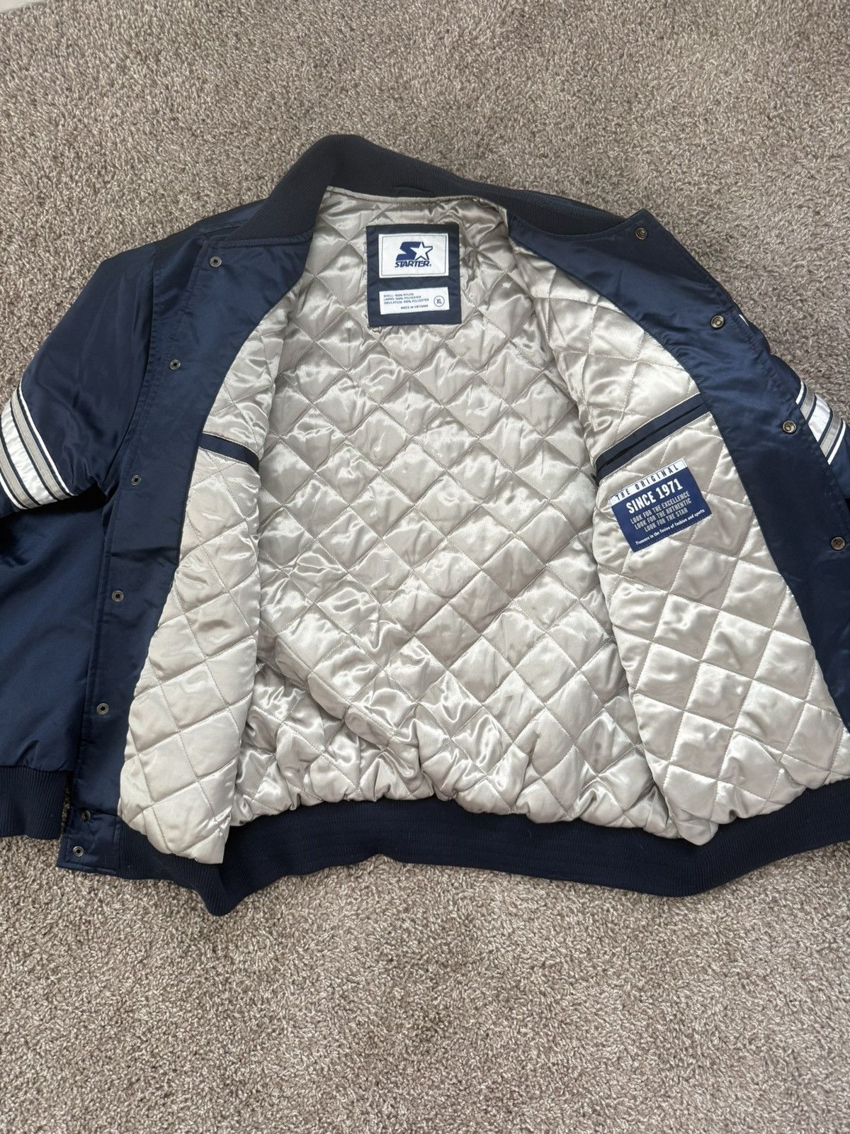 Starter Vintage Yankees Satin Starter Jacket XL Size US XL / EU 56 / 4 - 2 Thumbnail
