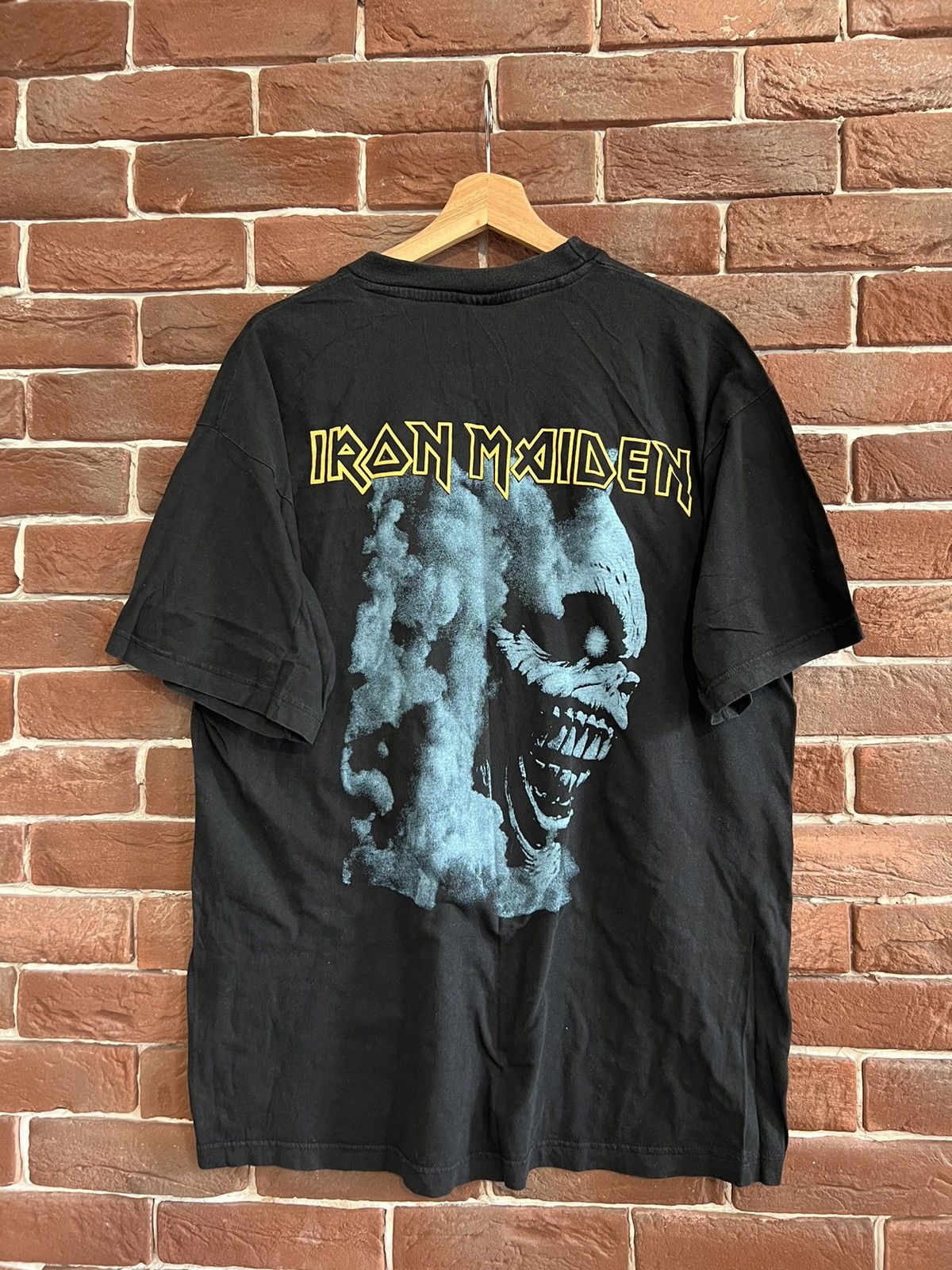 Band Tees Vintage Iron Maiden 2002 Vintage Rock in Rio Rare Band Tee Size US XL / EU 56 / 4 - 2 Thumbnail