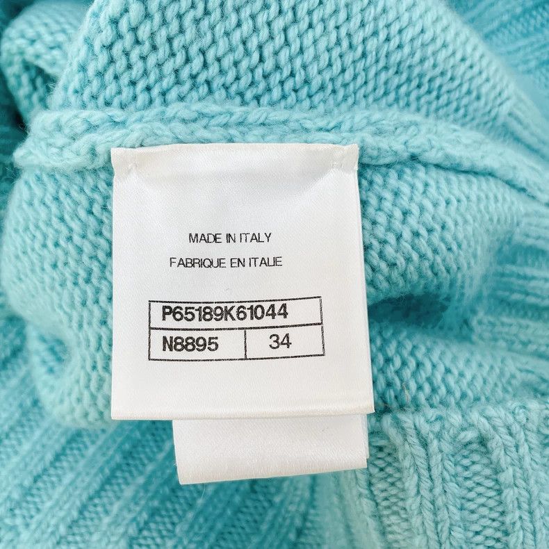 Chanel Chanel Nailed letter cashmere knitted long sleeves 2504-Nex Size XXS / US 00 / IT 34 - 7 Thumbnail
