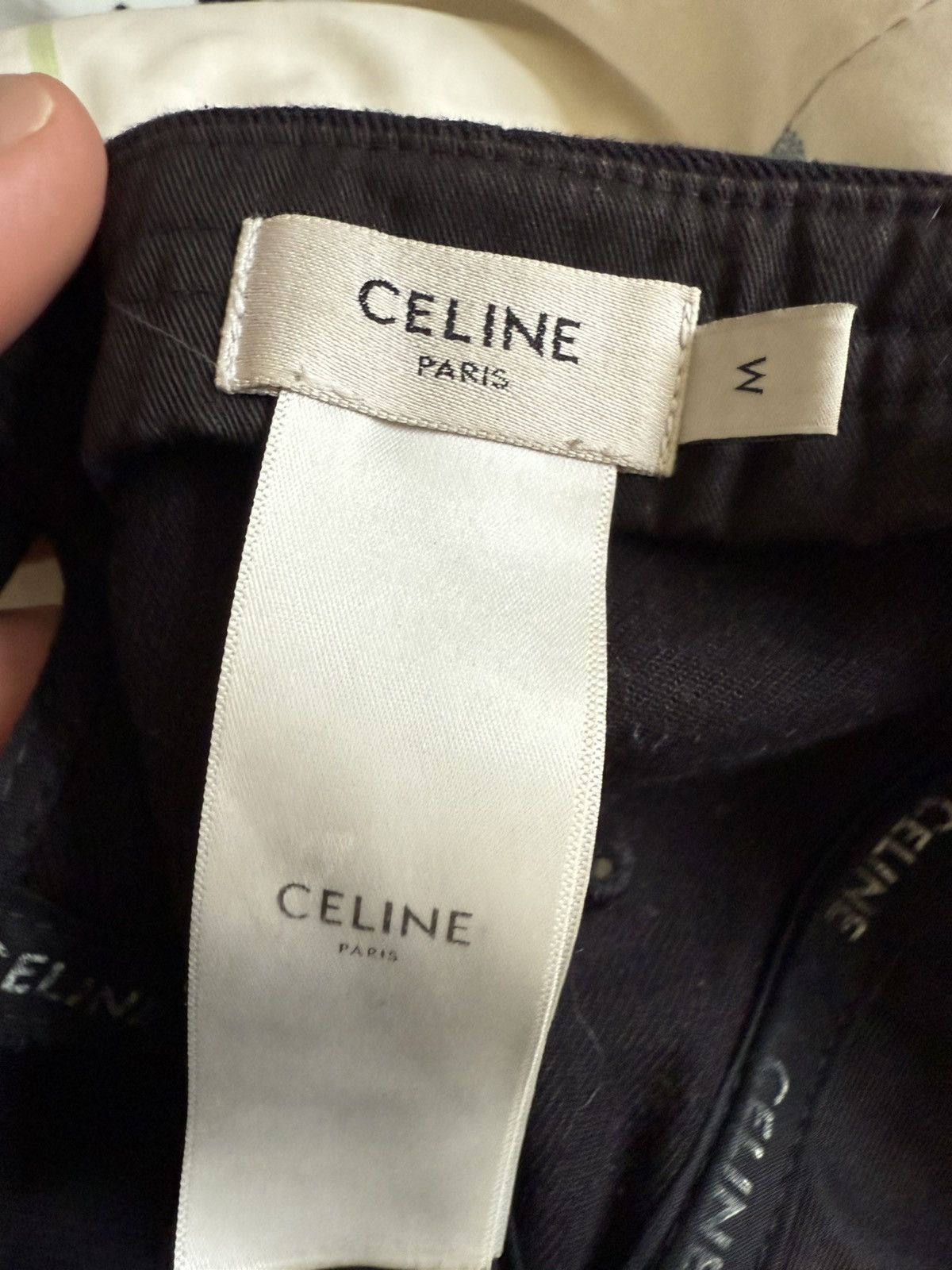 Celine $590 Celine C logo embroidered baseball cap Hedi Slimane M Size ONE SIZE - 13 Thumbnail