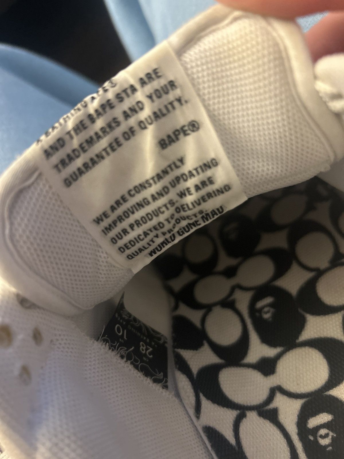 Bape × Coach Bape x Coach Bapesta Size US 10 / EU 43 - 8 Thumbnail
