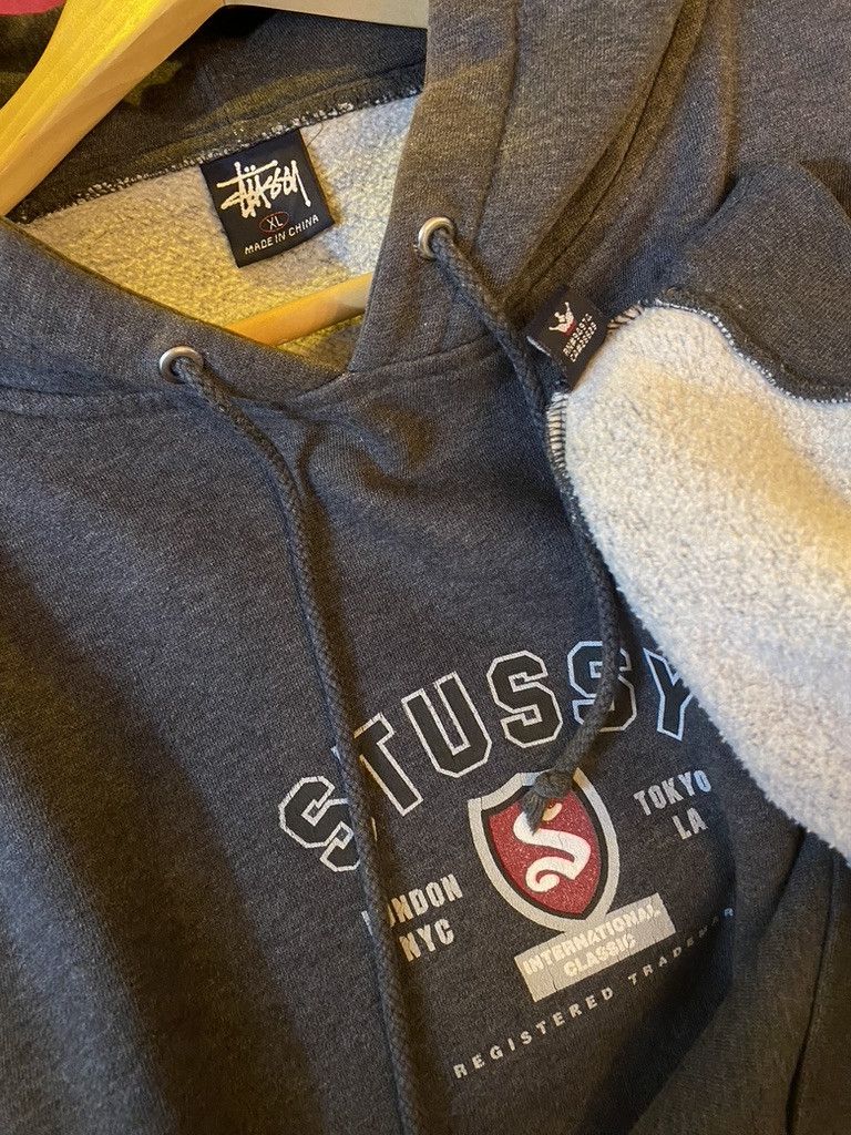 Stussy 90s Vintage Stussy International Classics Hoodie Size US XL / EU 56 / 4 - 8 Thumbnail