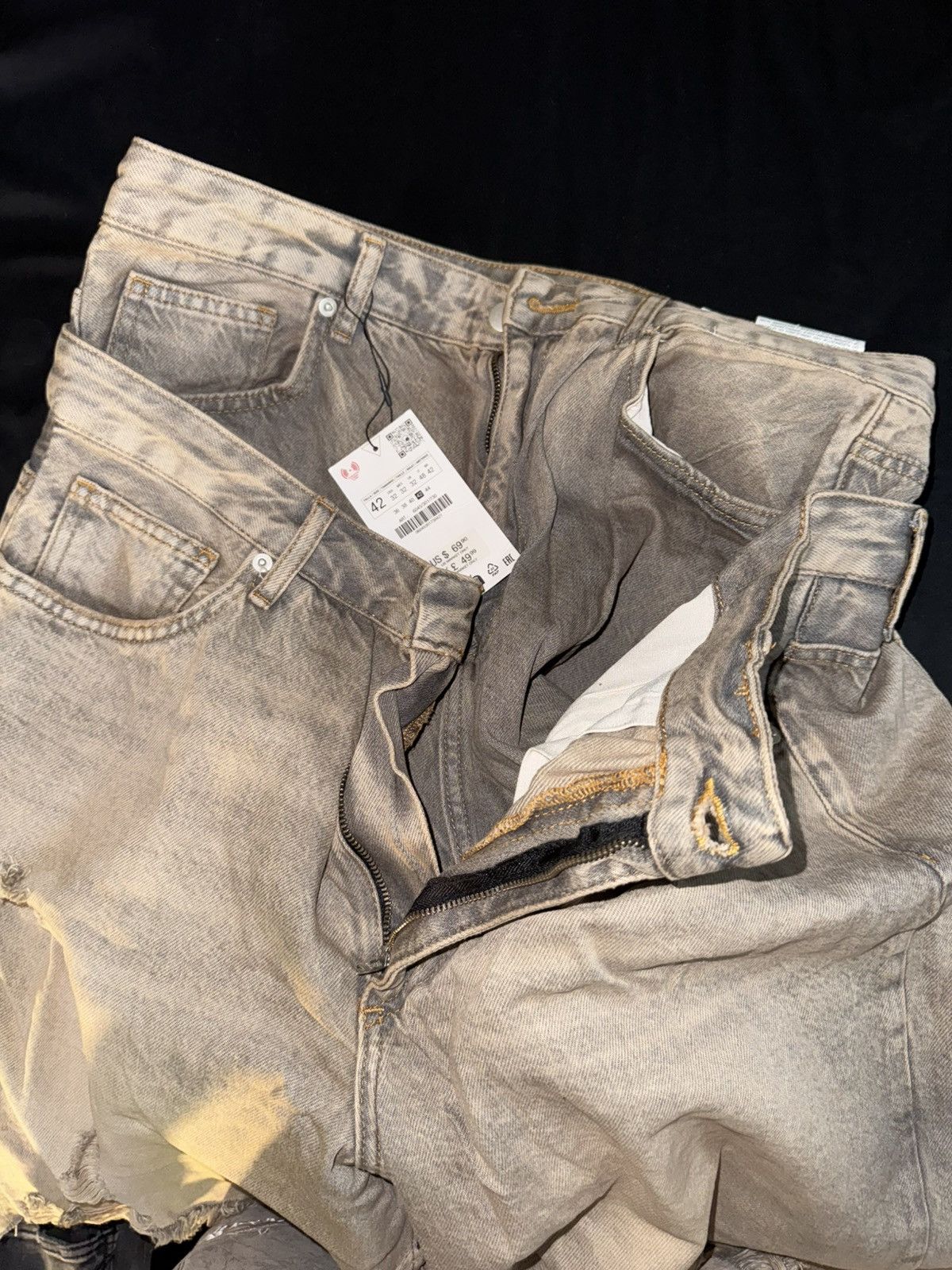 Zara Zara Jean Shorts Size US 32 / EU 48 - 5 Thumbnail