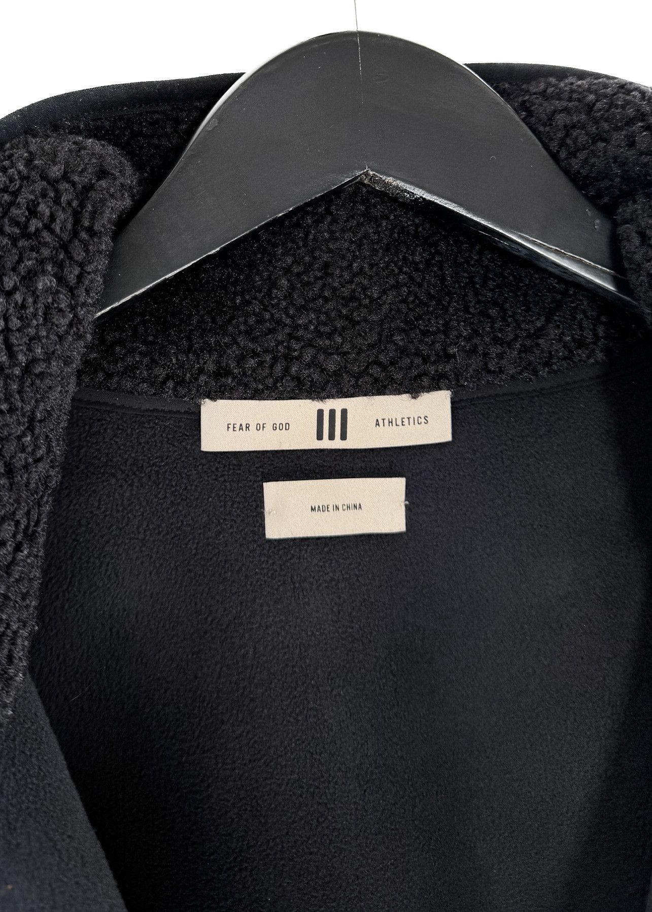 Fear of God Fear Of God Athletics Black Half Zip Polar Fleece Sweater Size US M / EU 48-50 / 2 - 7 Thumbnail