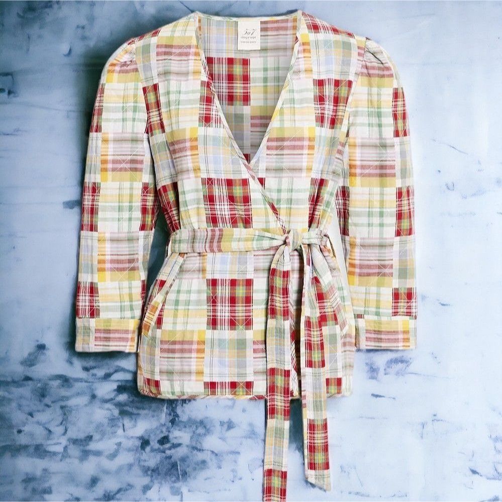 Cinq a Sept Cinq à Sept Triss Quilted Organic Cotton Wrap Jacket NEW S Size S / US 4 / IT 40 - 2 Thumbnail