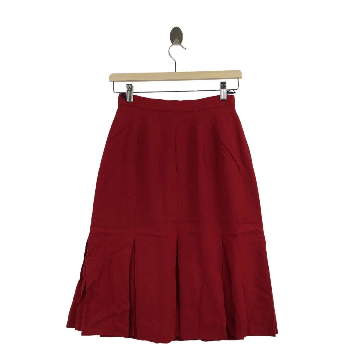 Givenchy Vtg GIVENCHY NOUVELLE BOUTIQUE Panel Midi Skirt Pencil Yoke Size 24" / US 00 / IT 34 - 3 Thumbnail