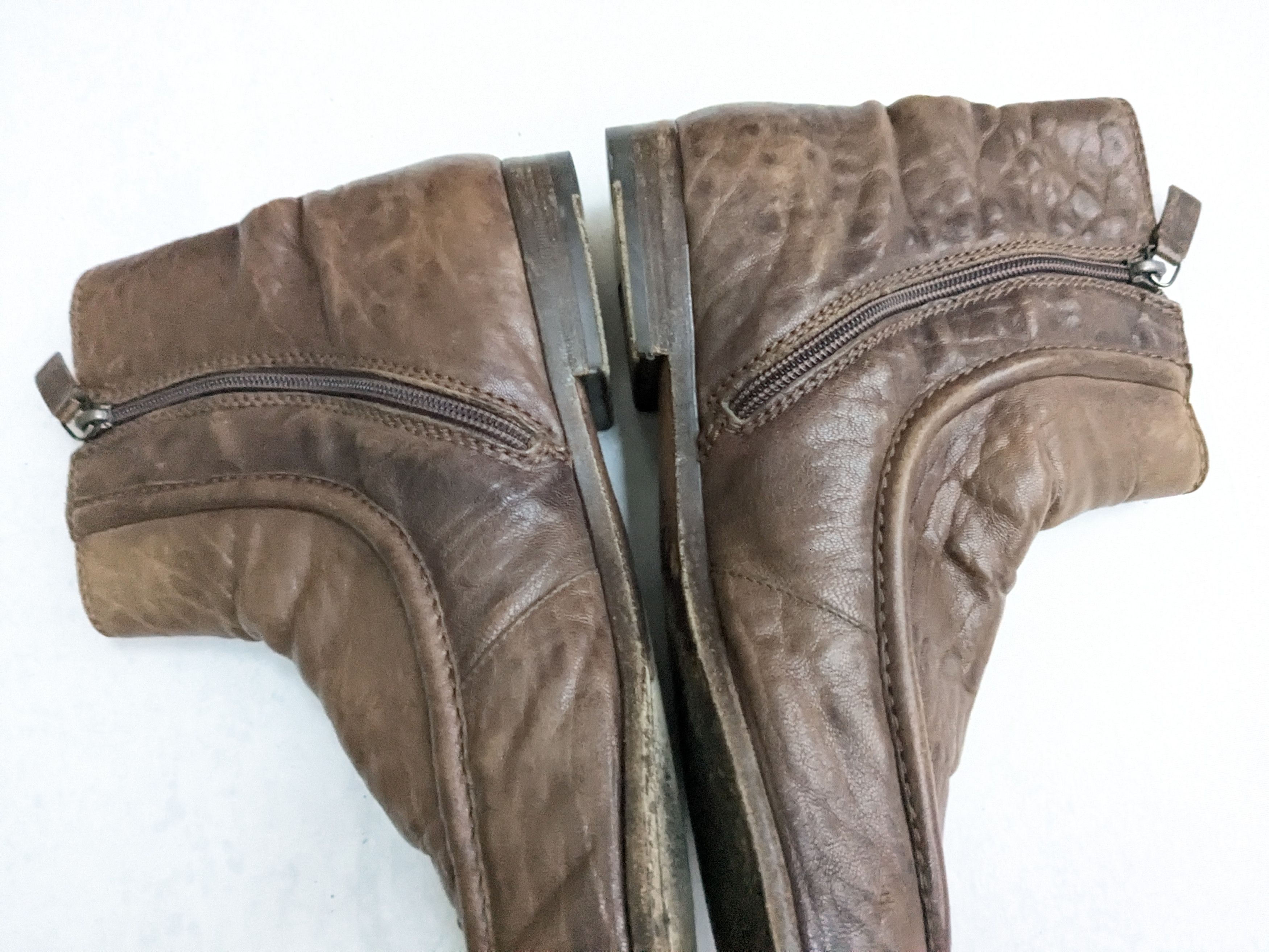 Gucci Gucci Size Zip Boots Brown 8.5 Leather Men Moc Toe Size US 8.5 / EU 41-42 - 8 Thumbnail
