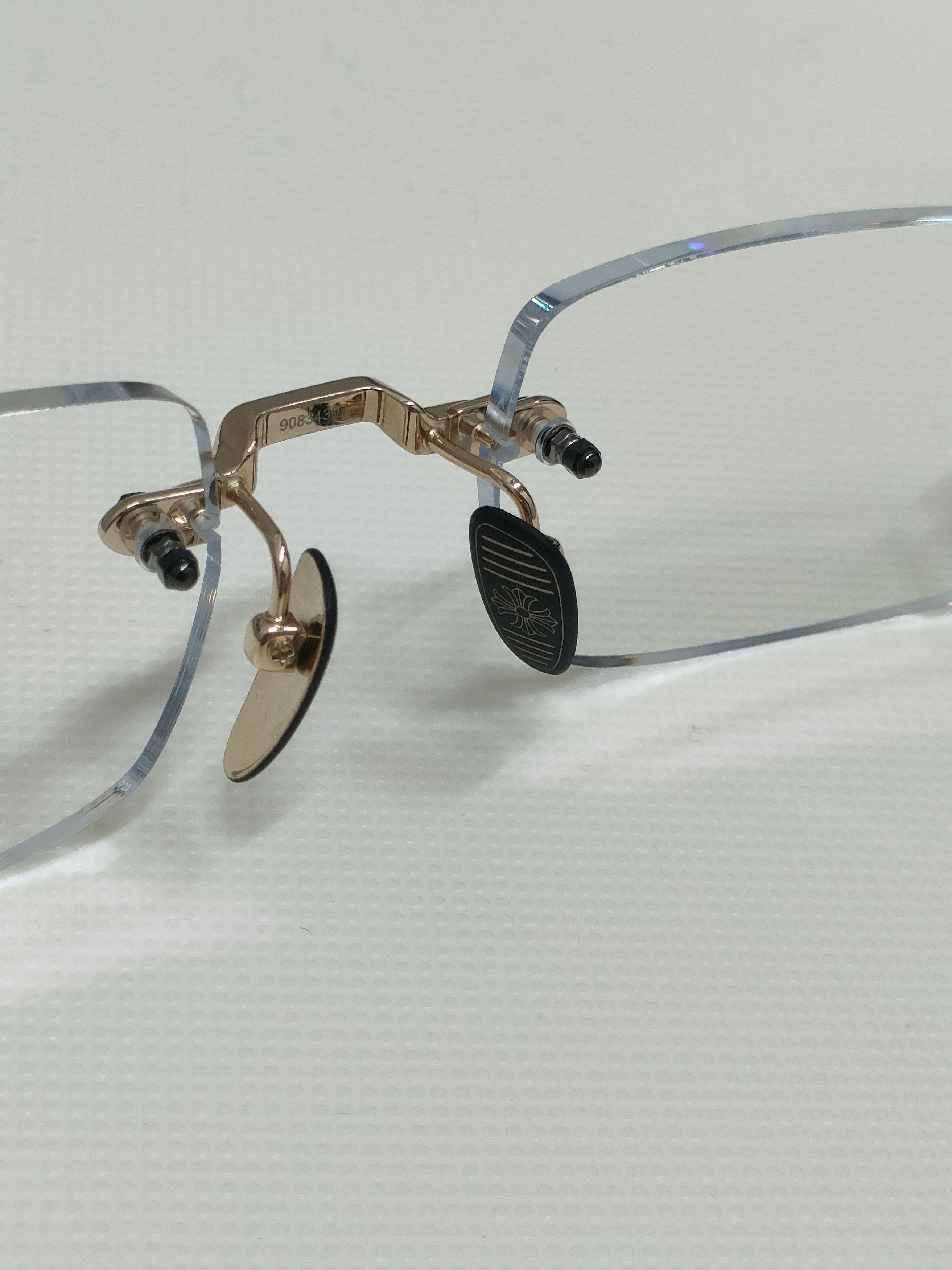 Chrome Hearts Chrome Hearts SOFFFFFFFFERS II MBK/GP Glasses Frame Size ONE SIZE - 7 Thumbnail