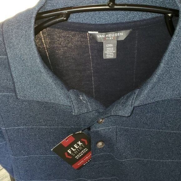Van Heusen Van Heusen Flex Natural Stretch Collared 3 Buttoned Long Sle Size US L / EU 52-54 / 3 - 3 Thumbnail
