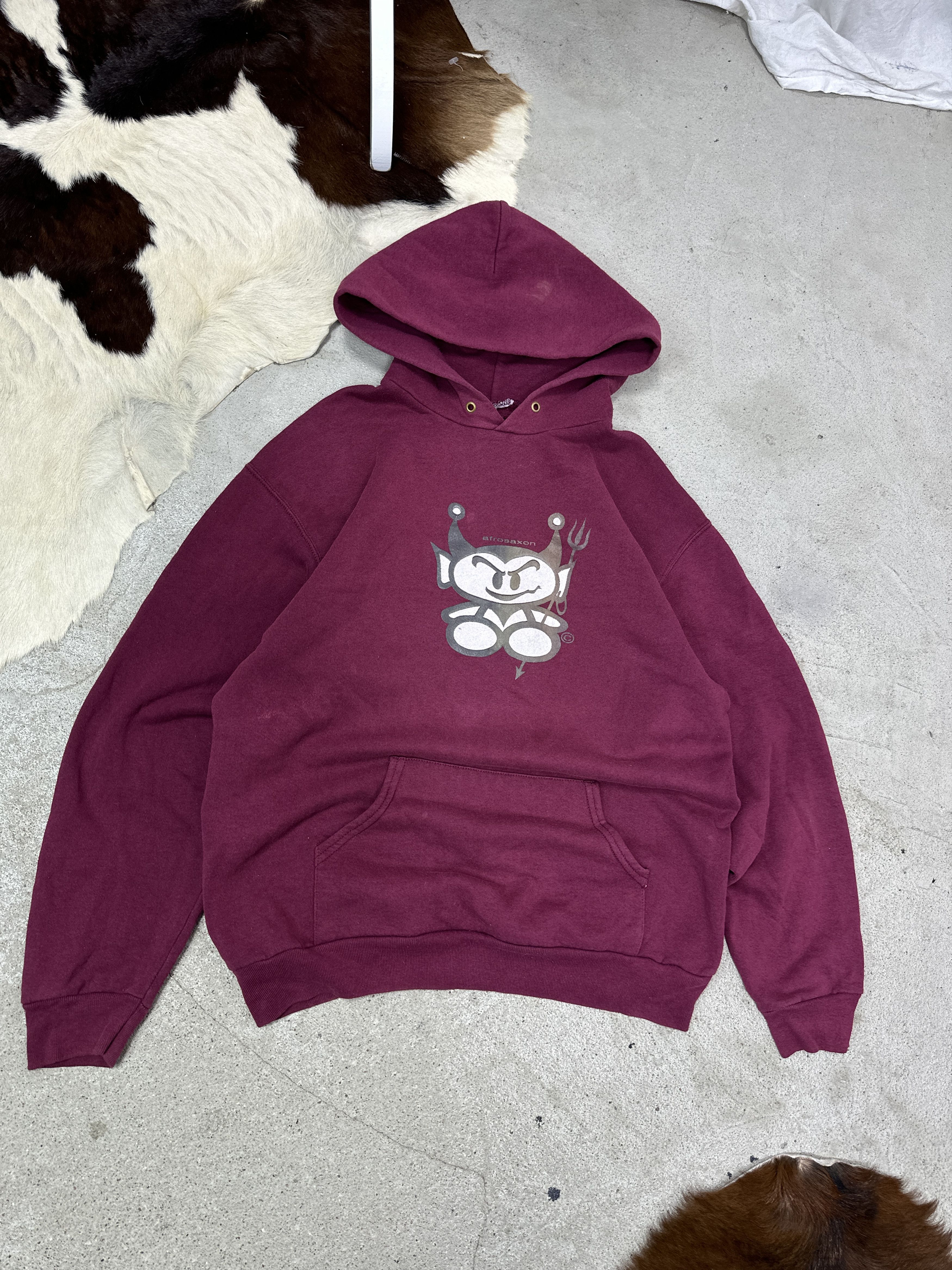 Vintage Vintage Streetwear Afrosaxon Hip-Hop Hoodie Y2K Size US M / EU 48-50 / 2 - 1 Thumbnail