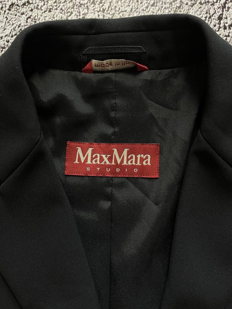 Max Mara × Vintage Max Mara Jacket Black Women's Size 16 Size XXL / US 16-18 / IT 52-54 - 6 Thumbnail