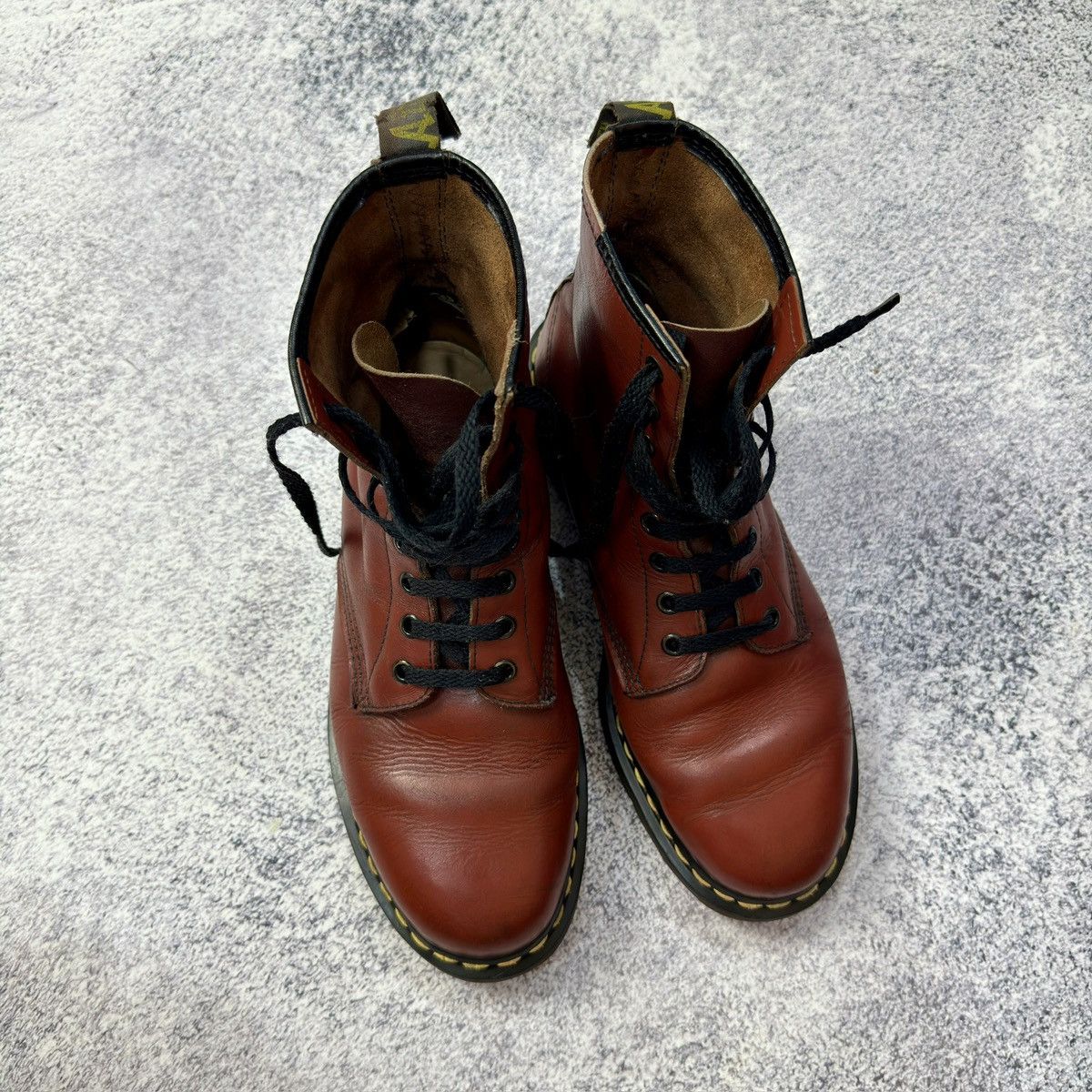 Dr. Martens × Vintage Rare Vintage Dr. Martens 1460 Cherry Red US9 UK8 27cm Size US 9 / EU 42 - 13 Thumbnail