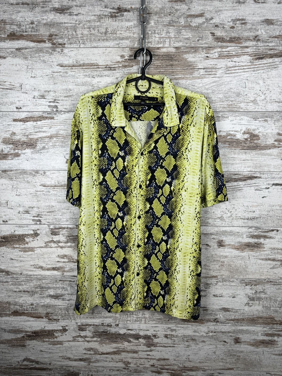 Jaded London Mens Jaded London Hawaiian shirts button up crazy viscose Size US L / EU 52-54 / 3 - 2 Thumbnail
