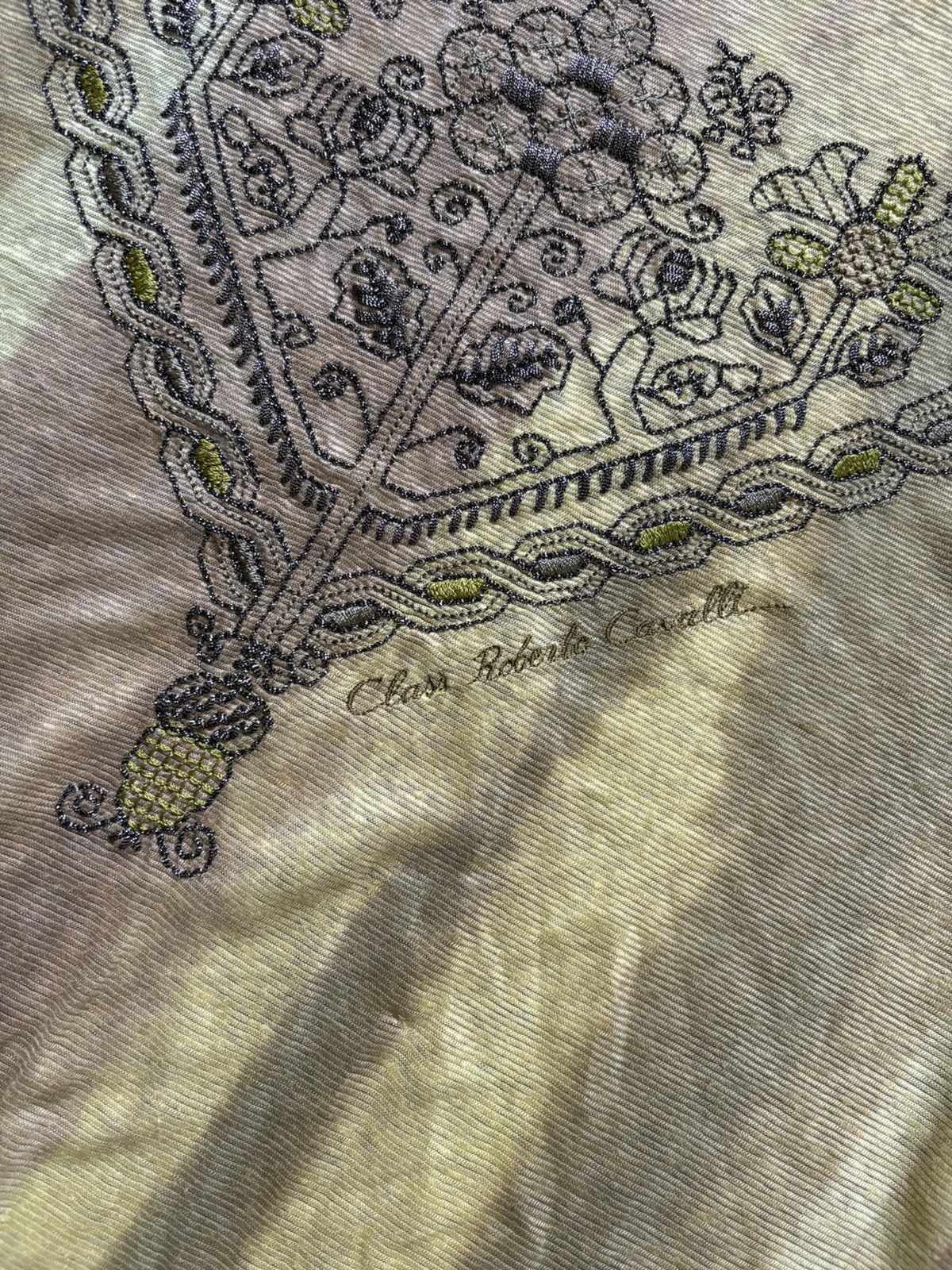 Roberto Cavalli Vintage CLASS Roberto Cavalli Y2K Embroidered Gradient Tee Size XXL / US 16-18 / IT 52-54 - 5 Thumbnail
