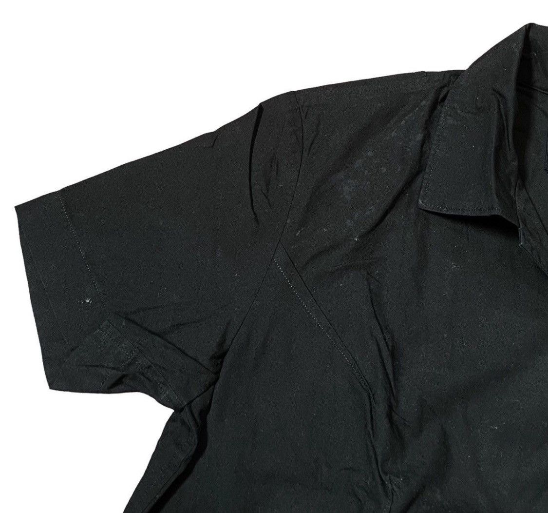 Comme des Garcons Vintage tricot cdg black pleated camp shirt Size US S / EU 44-46 / 1 - 2 Thumbnail
