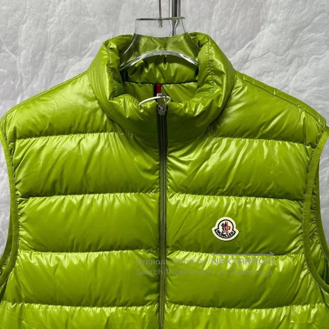 Moncler moncler lightweight green puffer vest for men. Size US M / EU 48-50 / 2 - 3 Thumbnail