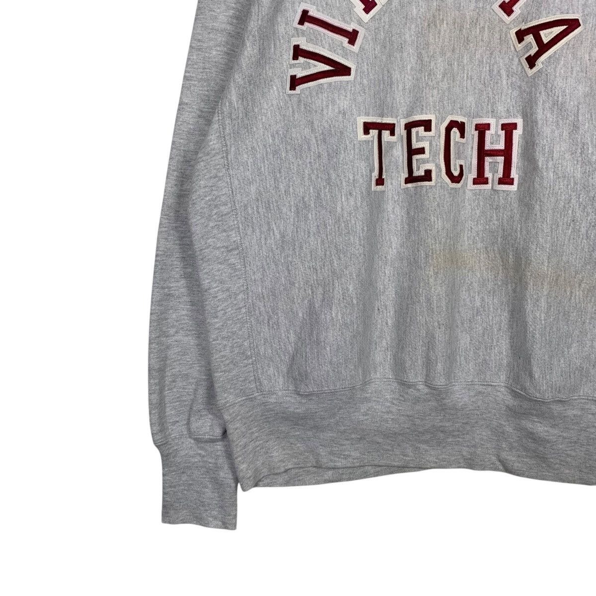 Champion Vintage 80s Champion Reverse Weave Virginia Tech Sweatshirt Size US XL / EU 56 / 4 - 3 Thumbnail