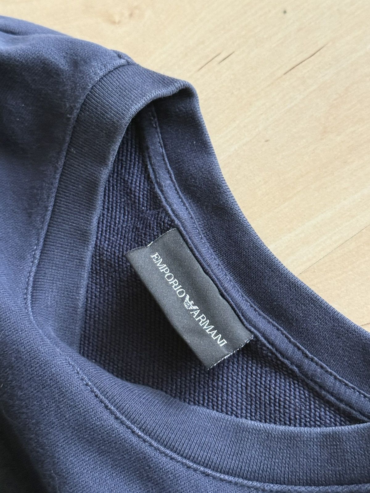Emporio Armani Emporio Armani Logo crew boxy sweatshirt vintage Size US S / EU 44-46 / 1 - 3 Thumbnail