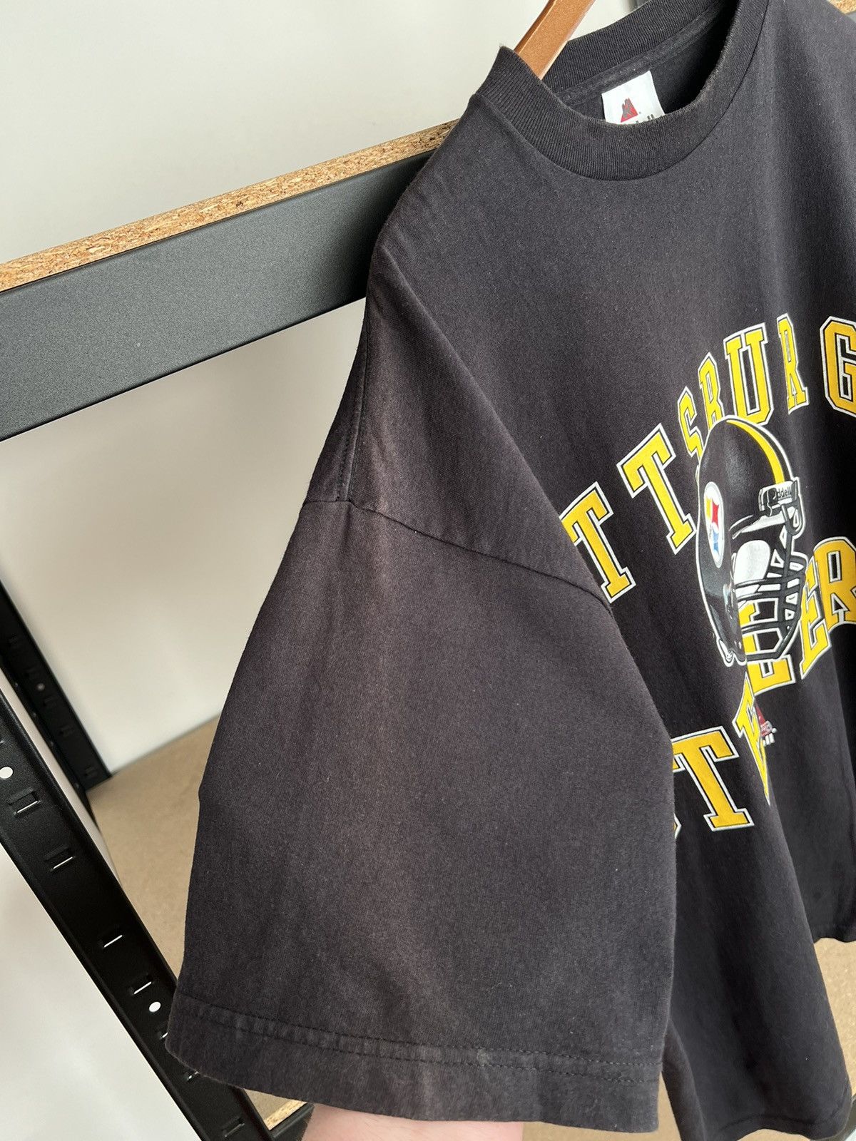 NFL Vintage 1998 Pittsburgh Steelers NFL Black T-shirt Size US XL / EU 56 / 4 - 13 Thumbnail