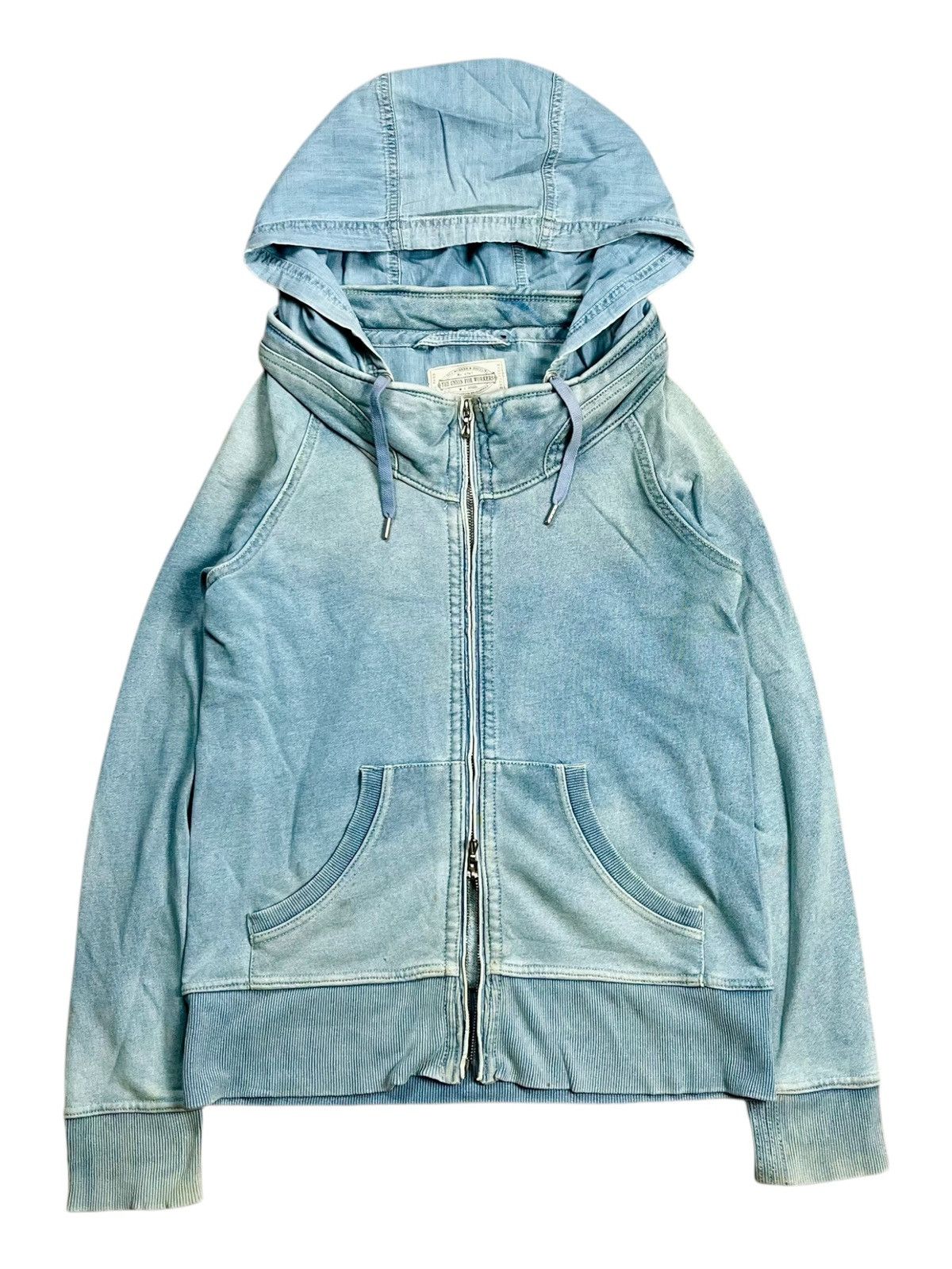 Pre-owned If Six Was Nine X Le Grande Bleu L G B 2000s G.o.a - Blue Washed Bono Jacket