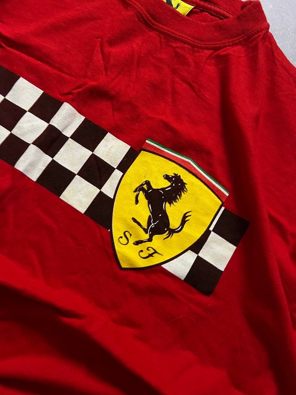 Ferrari Vintage 1996 Ferrari Red T-Shirt Size ХХЛ Size US XXL / EU 58 / 5 - 3 Thumbnail