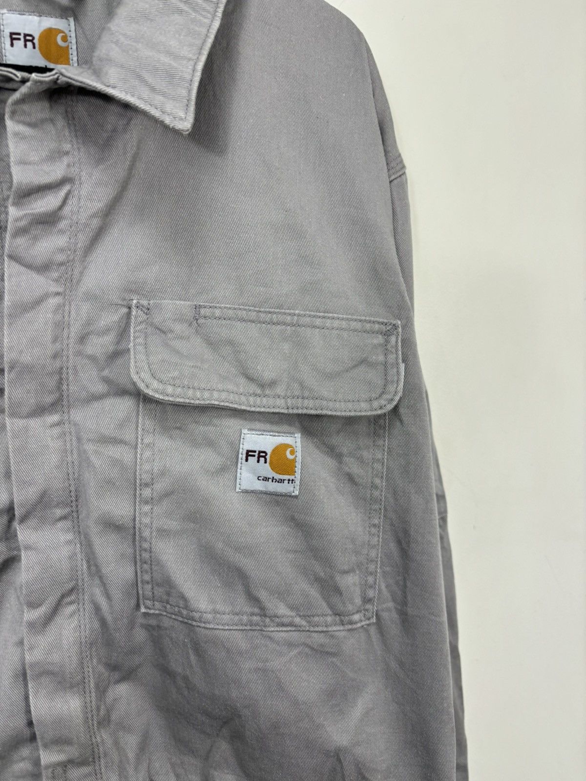 Carhartt Vintage Carhartt FR Gray USA Workwear Boxy Cropped Jacket Size US XL / EU 56 / 4 - 7 Thumbnail