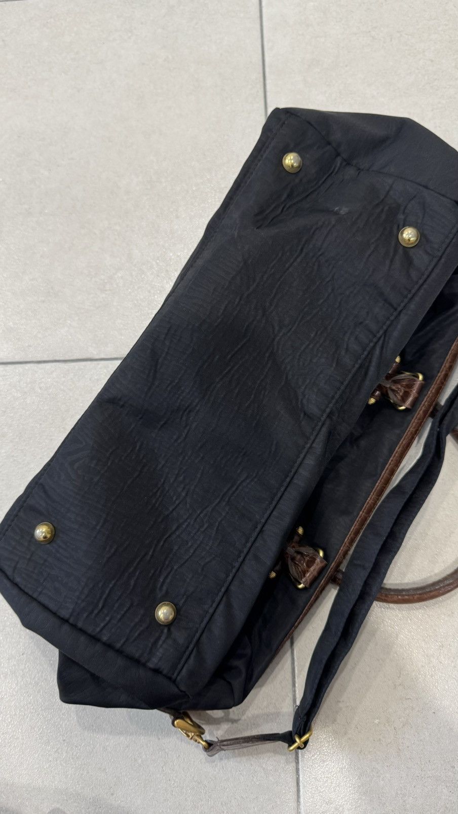 Balenciaga Balenciaga Black Nylon Two Way Bag Size ONE SIZE - 15 Thumbnail