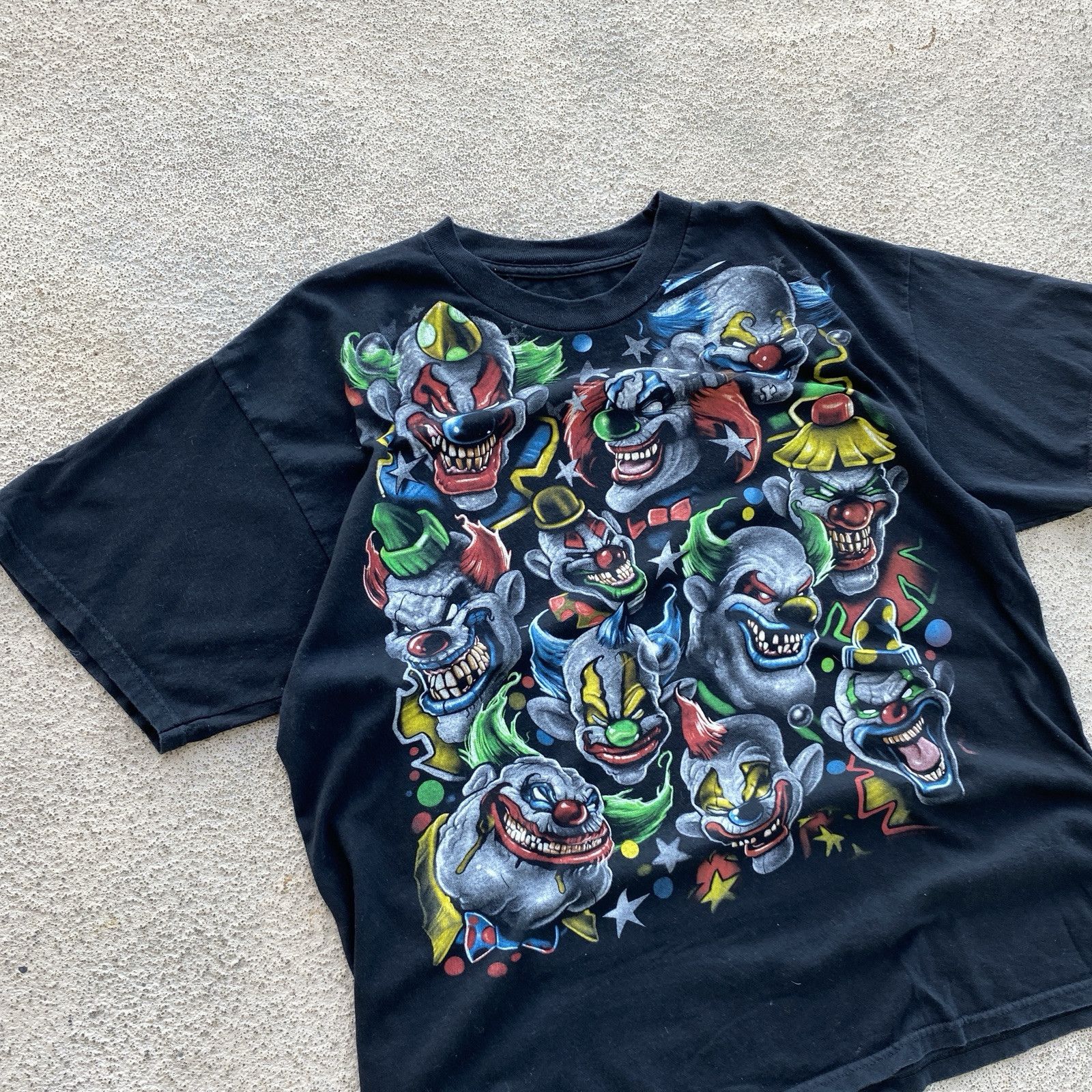 Liquid Blue Vintage 90s Liquid Blue T-shirt Alstyle Evil Clowns Y2K Size US XL / EU 56 / 4 - 2 Thumbnail
