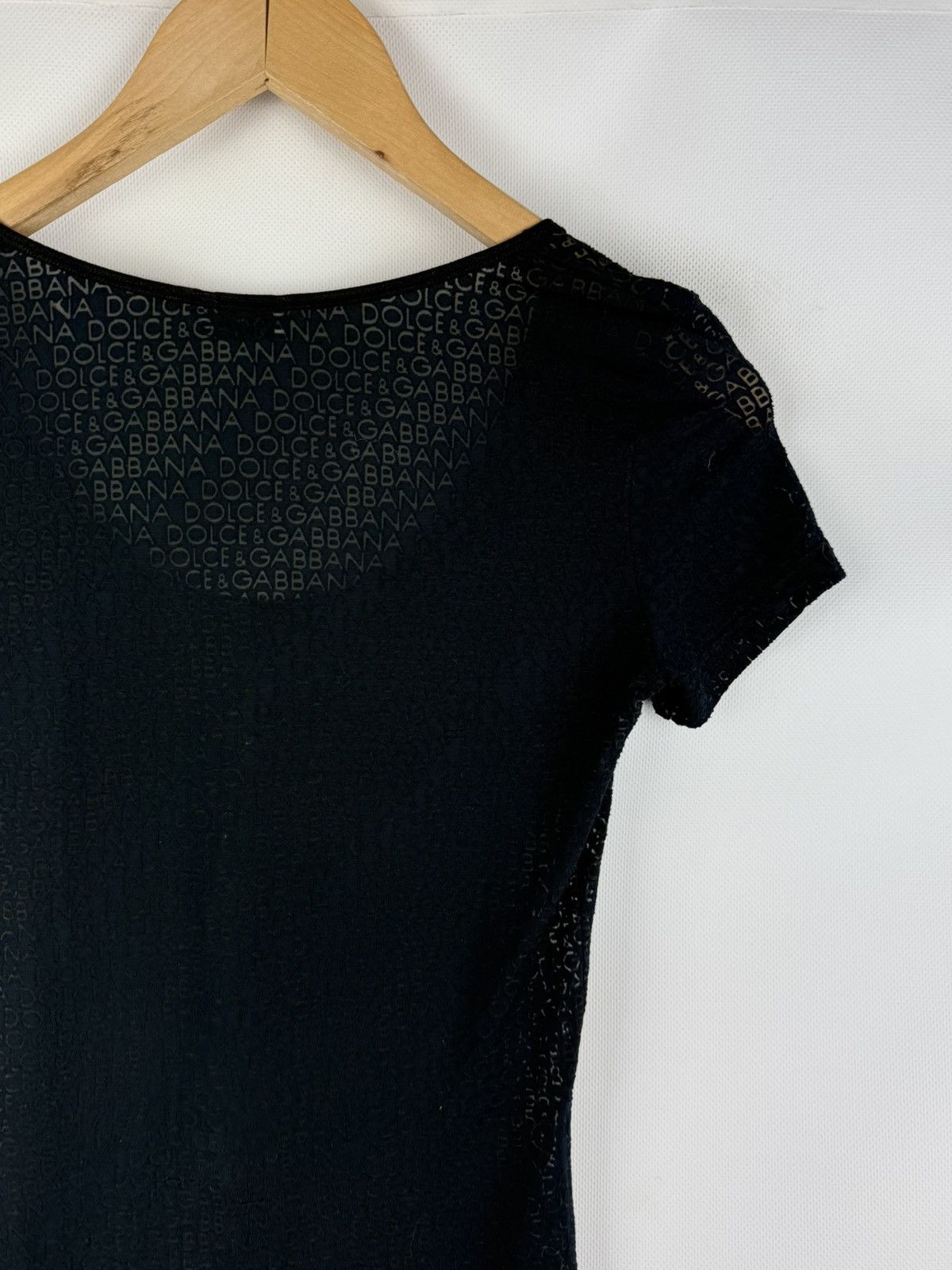 Dolce & Gabbana Dolce & Gabbana Ladies Short Sleeve Monogram T Shirt Top Size M / US 6-8 / IT 42-44 - 15 Thumbnail