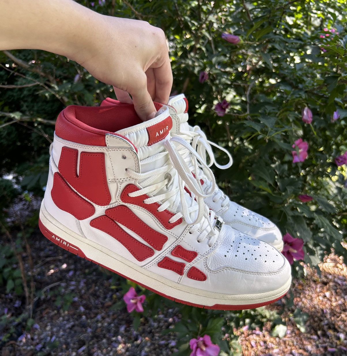 Amiri Amiri Skel High ‘Red/White’ Size 46 (13US) Size US 13 / EU 46 - 1 Thumbnail