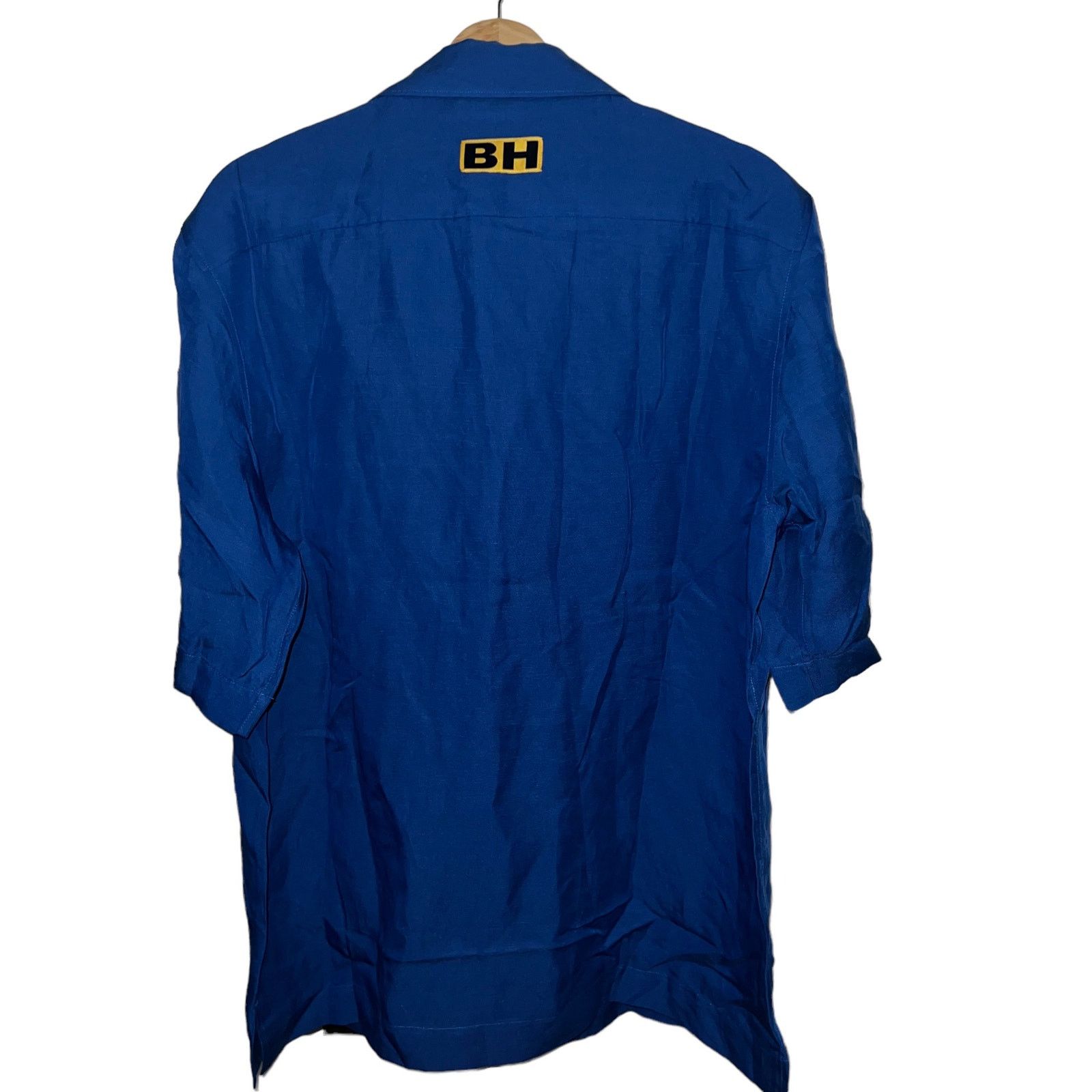 Other BOBBLEHAUS Royal Blue Oversized Button Up Shirt Unisex Size US L / EU 52-54 / 3 - 3 Thumbnail