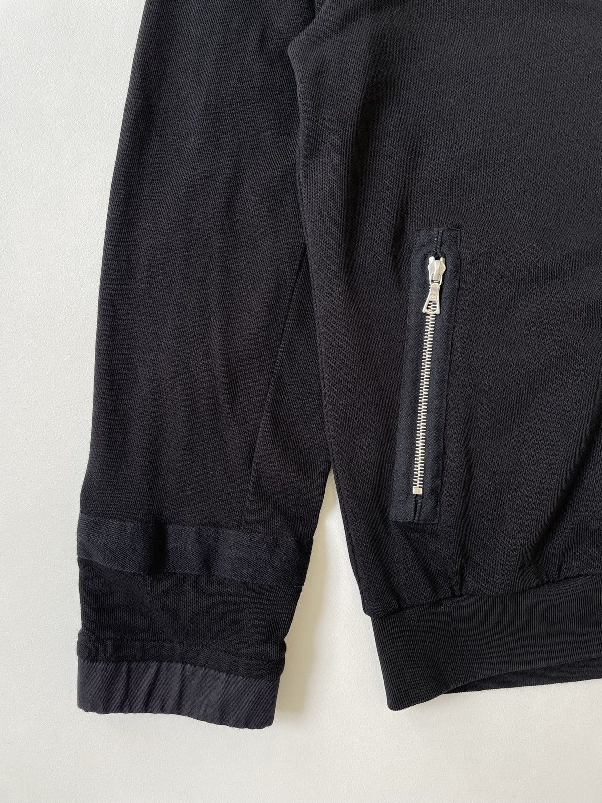 Dries Van Noten Sample A/W 14 Black Cotton Back Zip Hoodie Size US M / EU 48-50 / 2 - 7 Thumbnail