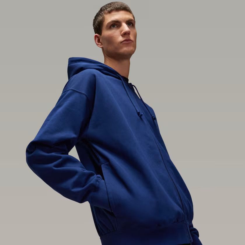 Y-3 o1s22i1n0125 Zip Hoodie in Blue Size US M / EU 48-50 / 2 - 6 Thumbnail