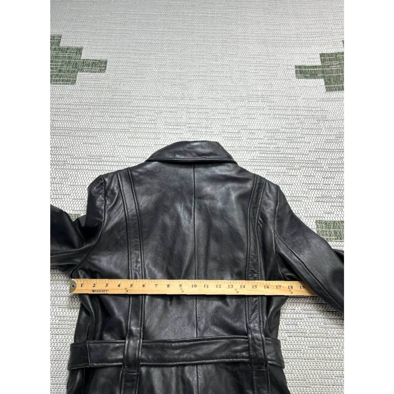 Vintage VINTAGE Pelle Studio Jacket Womens Large Black Leather Wrap Heavy Size L / US 10 / IT 46 - 4 Thumbnail