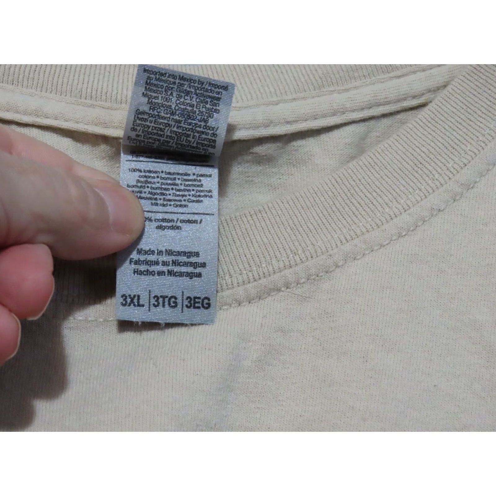 Gildan Gildan T-Shirt Mens 3XL Ivory Crew Neck Short Sleeve Trucks FoMoCo Genuine Ford Parts Size US XXL / EU 58 / 5 - 4 Thumbnail