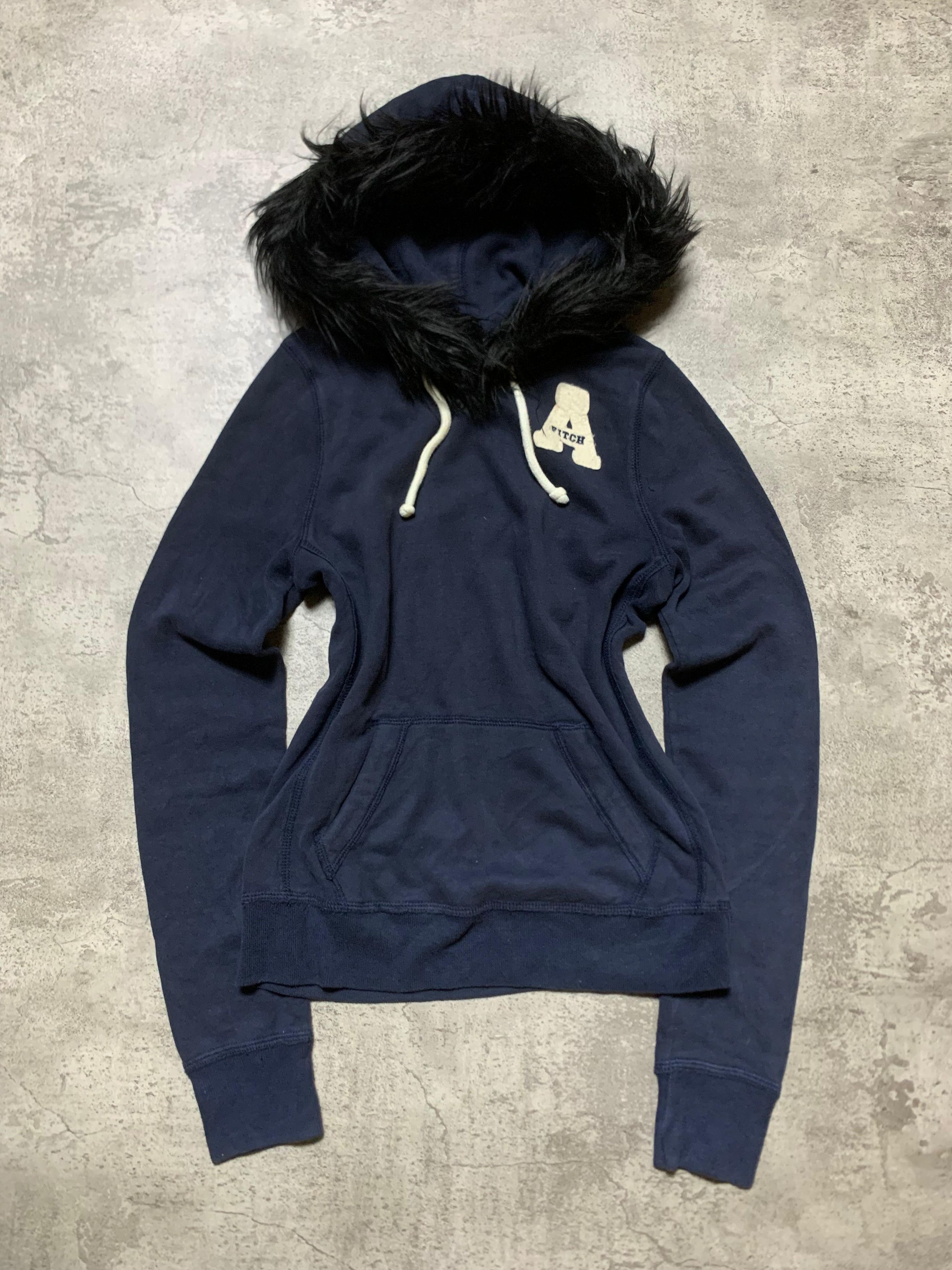Abercrombie & Fitch 2000s Abercrombie & Fitch - Faux Fur Hoodie LGB Style Size XS / US 0-2 / IT 36-38 - 1 Thumbnail