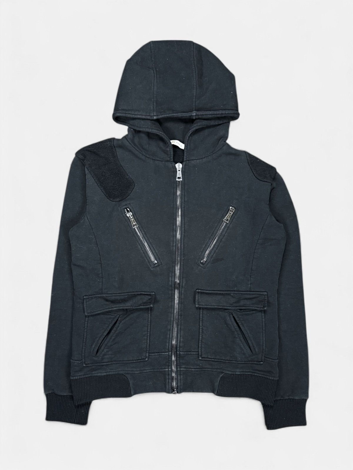 Helmut Lang Helmut Lang AW03 Spike Zip Hoodie Re-Edition | Grailed